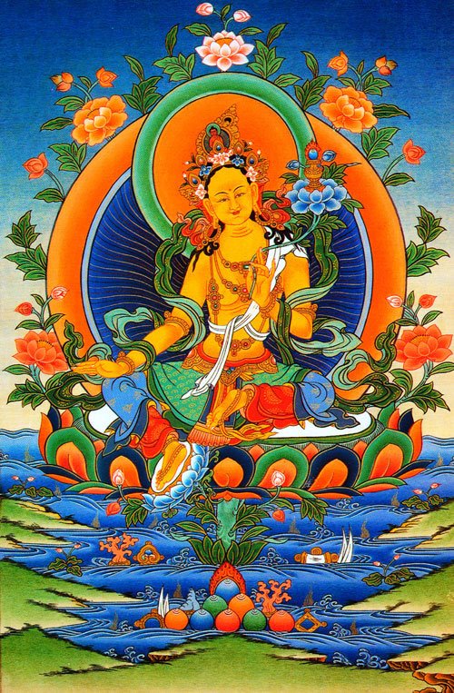 Who is Orange Tara? One of the 21 Taras in Buddhism.  Information about Orange Tara for the newcomers to Buddhism.