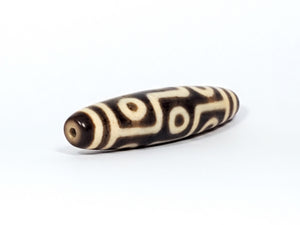 Antique Tibetan Nine Eye Motif Dzi Bead (TiD-Ant-200-NE-052224)