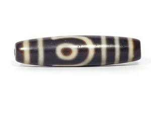 Antique Two Eye Motif Dzi Bead (TiD-Ant-200-TwE-052324)