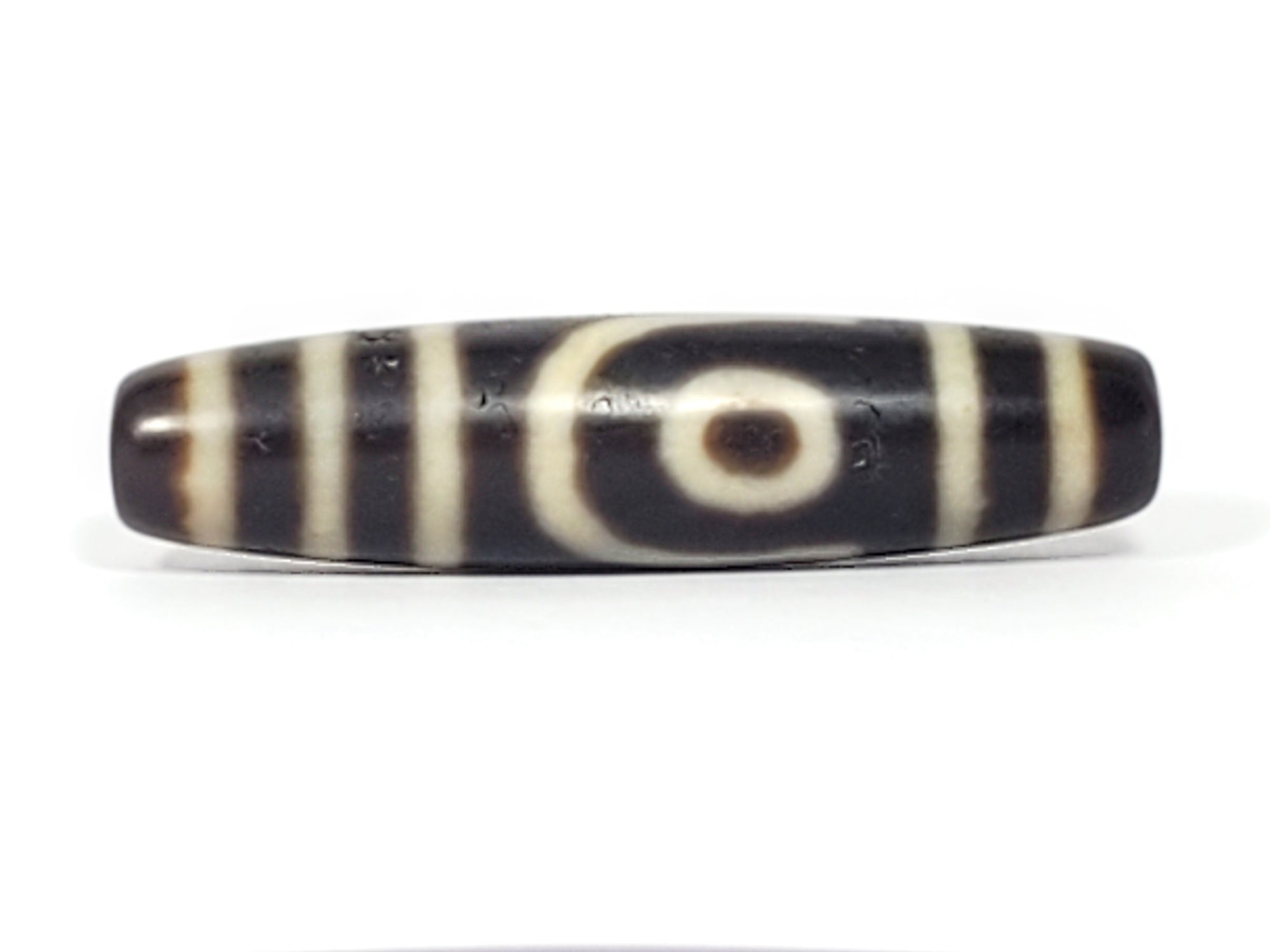 Antique Two Eye Motif Dzi Bead (TiD-Ant-200-TwE-052324)