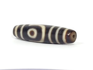 Antique Two Eye Motif Dzi Bead (TiD-Ant-200-TwE-052324)