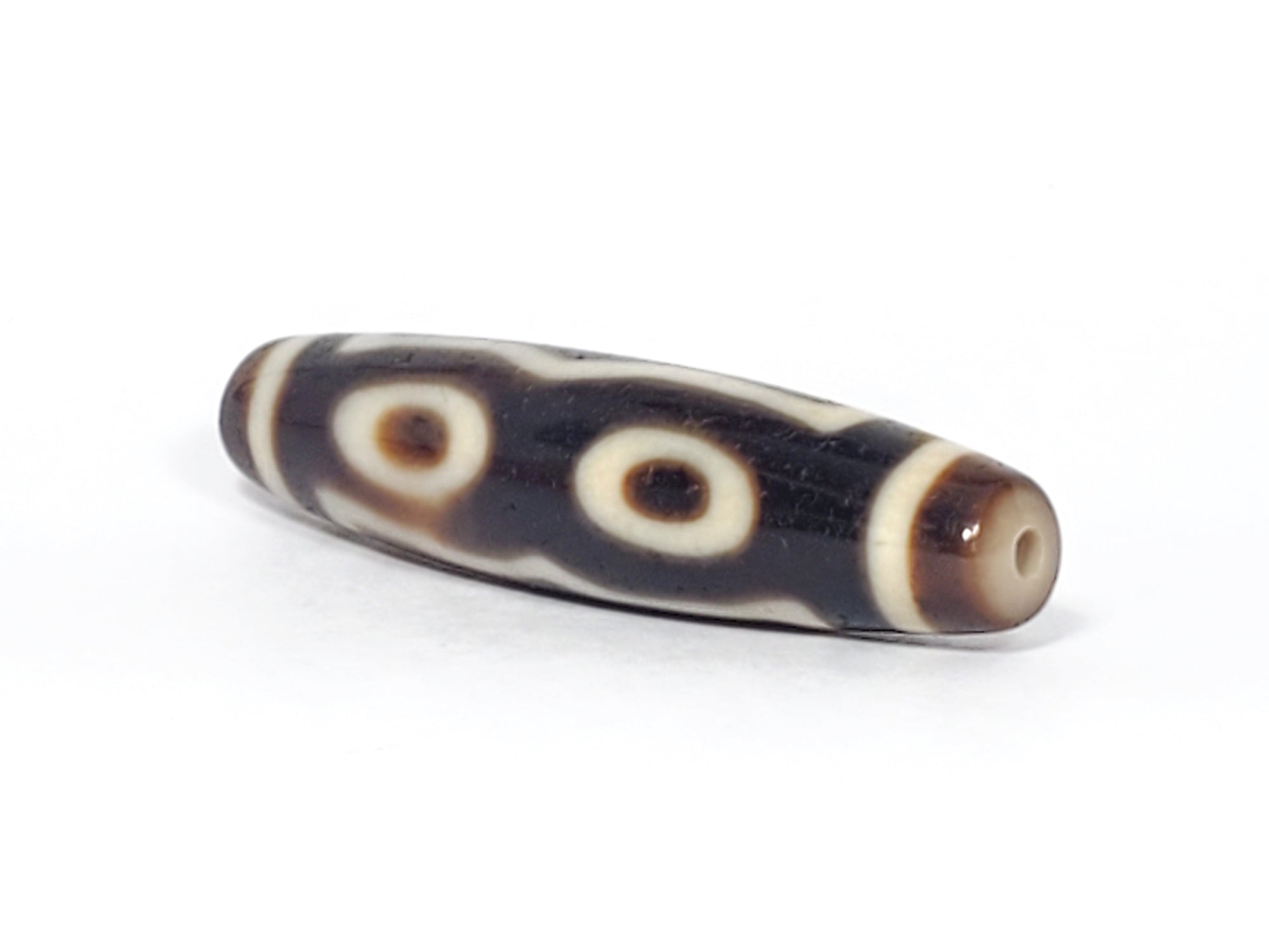 Ancient Seven Eye Motif Dzi Bead (TiD-Anc-SeE-051923) - Extremely Old