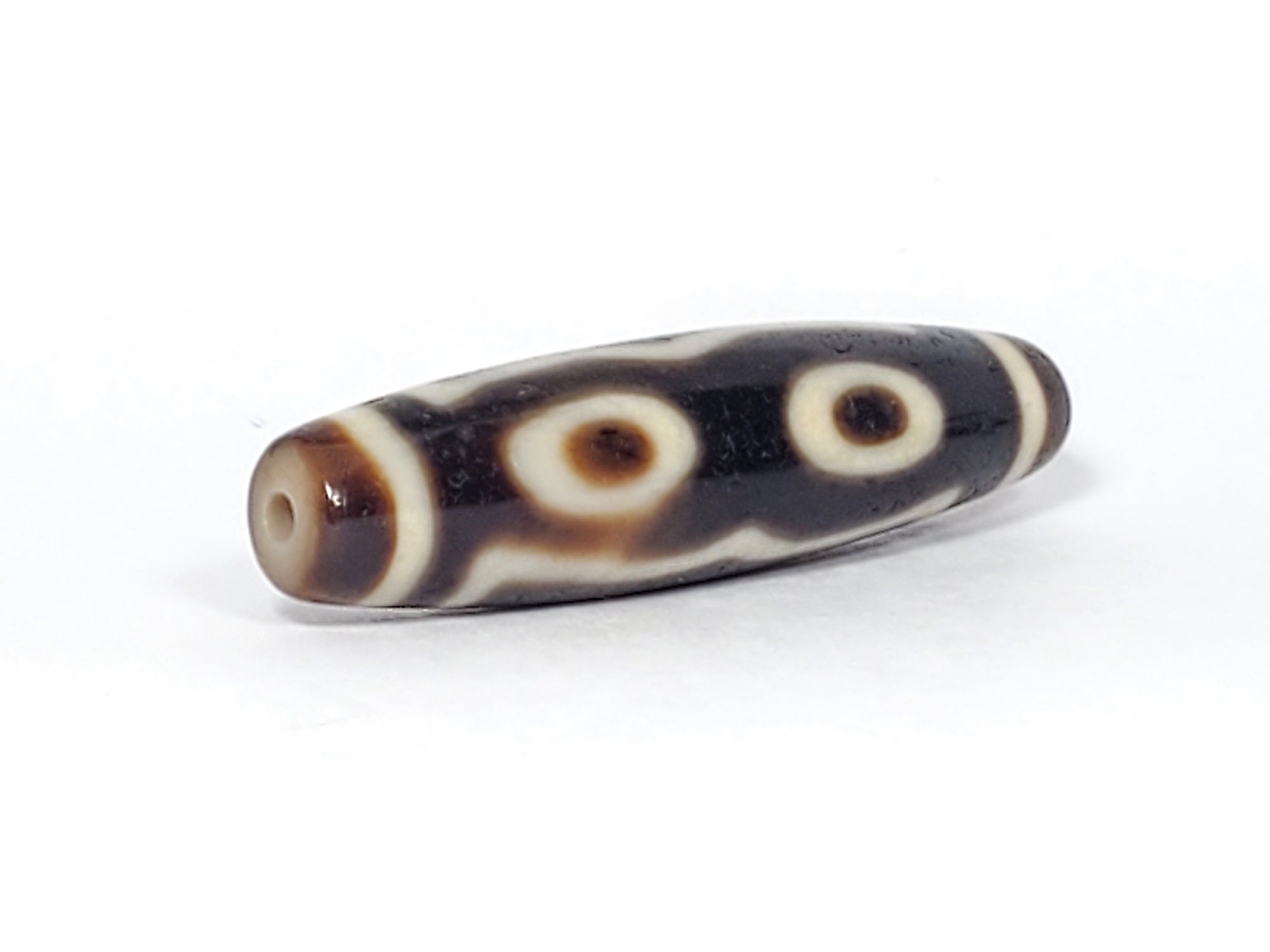 Ancient Seven Eye Motif Dzi Bead (TiD-Anc-SeE-051923) - Extremely Old