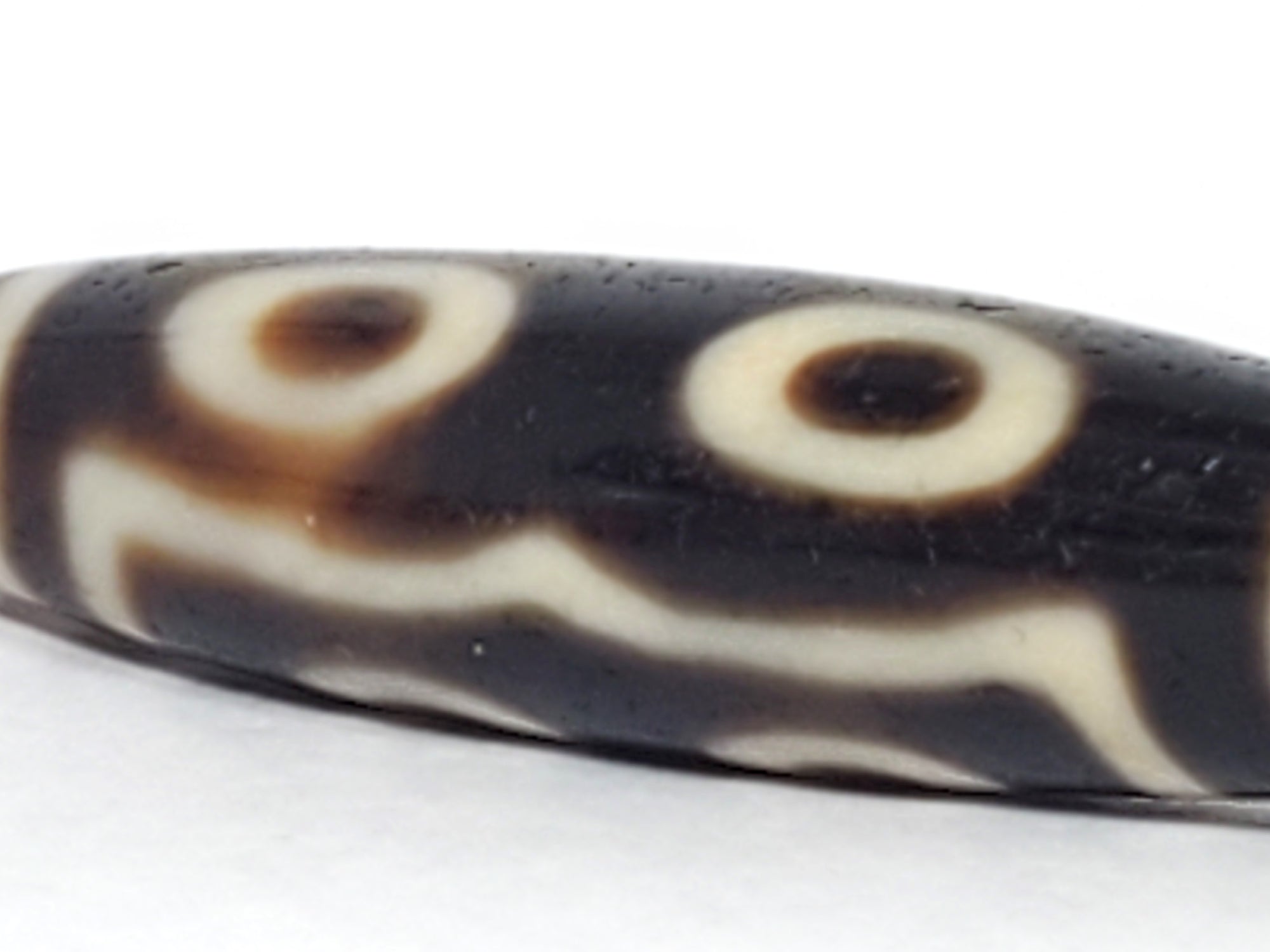 Ancient Seven Eye Motif Dzi Bead (TiD-Anc-SeE-051923) - Extremely Old