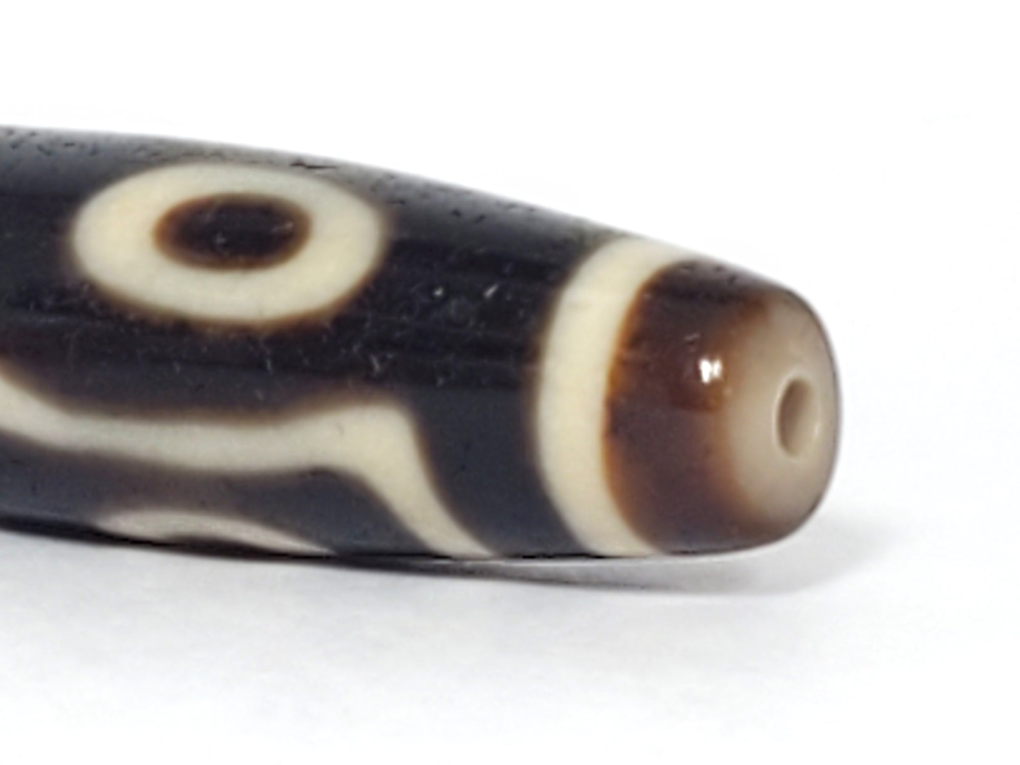 Ancient Seven Eye Motif Dzi Bead (TiD-Anc-SeE-051923) - Extremely Old