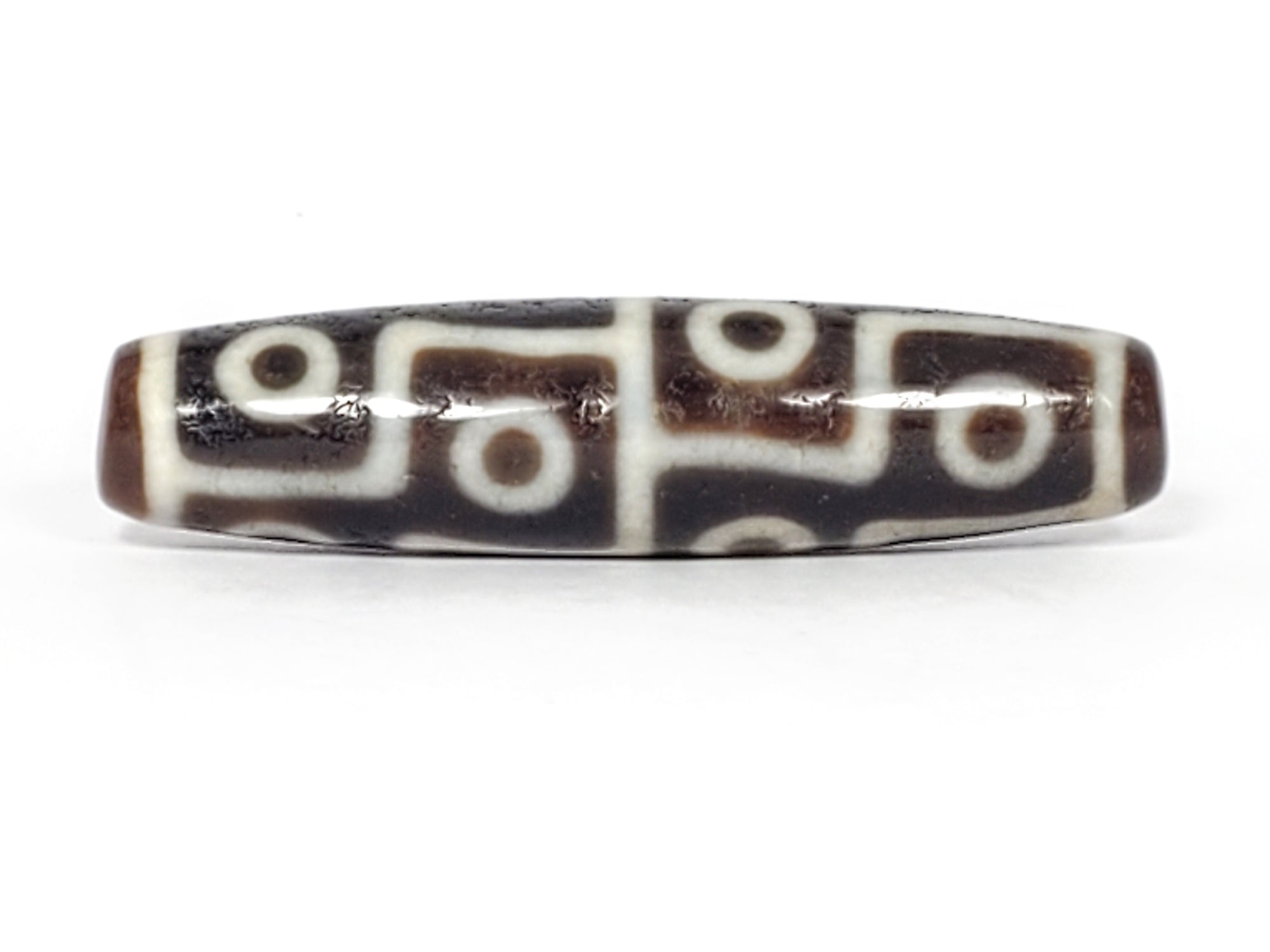 Ancient Twelve Eye Motif Dzi Bead - Extremely Old