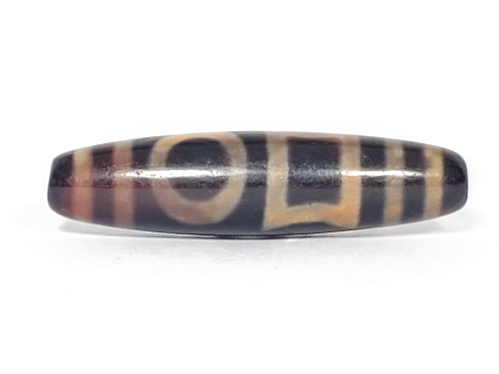 Antique Wave Motif Dzi Bead (TiD-Ant-S-B-W-070223) - Small Dzi ...