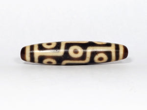 Antique Tibetan Nine Eye Motif Dzi Bead (TiD-Ant-200-NE-052123-2)