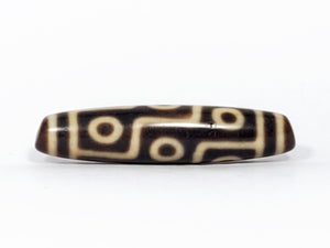 Antique Tibetan Nine Eye Motif Dzi Bead (TiD-Ant-200-NE-081024)