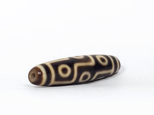 Antique Tibetan Nine Eye Motif Dzi Bead (TiD-Ant-200-NE-081024)