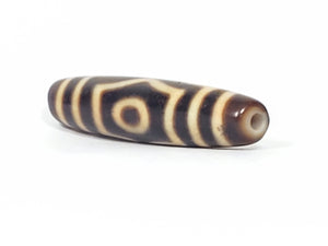 Antique Three Eye Motif Dzi Bead (TiD-Ant-200-ThE-082424)