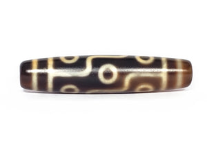 New Taiwan Nine Eye Motif Dzi Bead (TND-NE-031724)