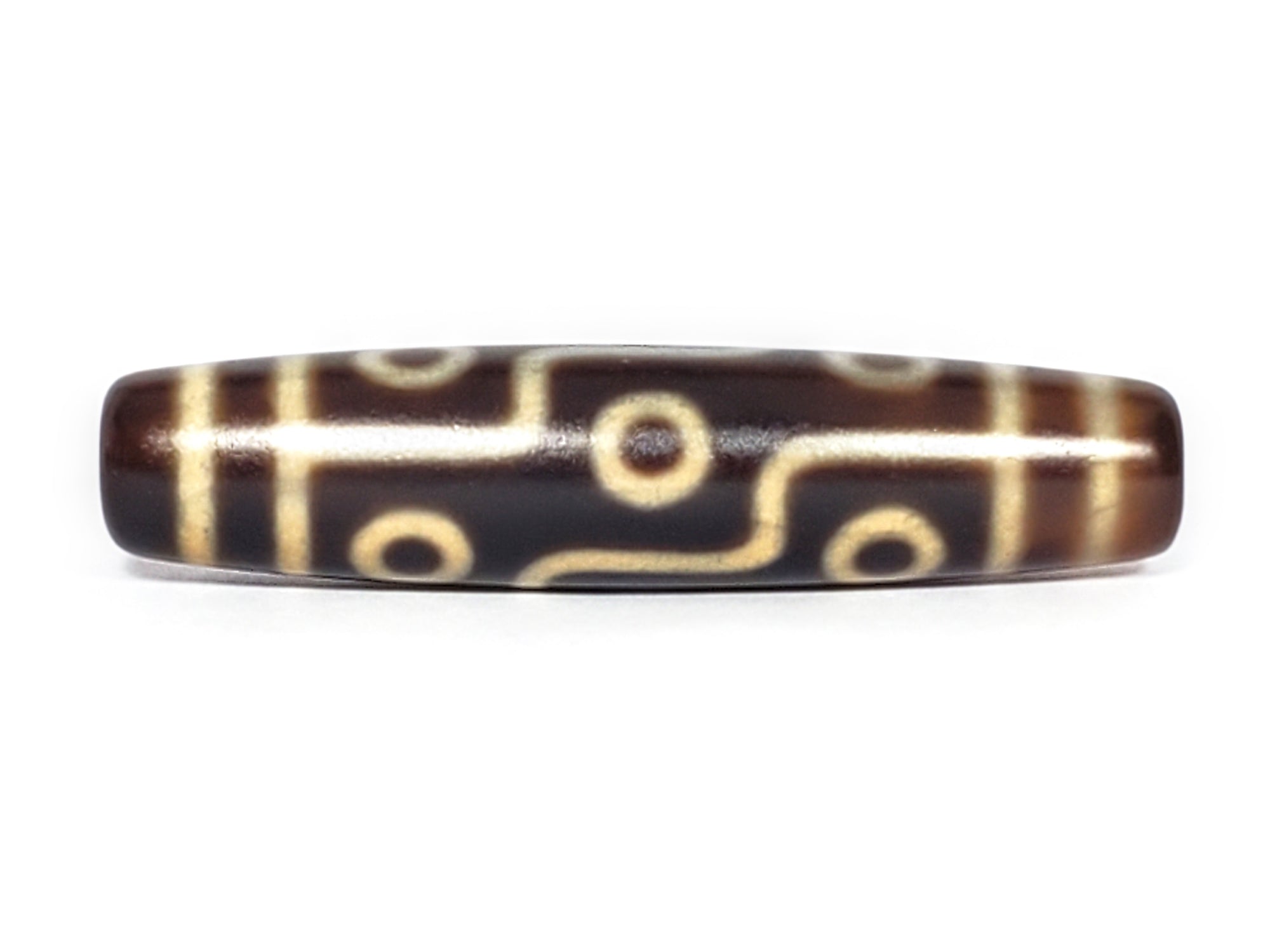 New Taiwan Nine Eye Motif Dzi Bead (TND-NE-031724)