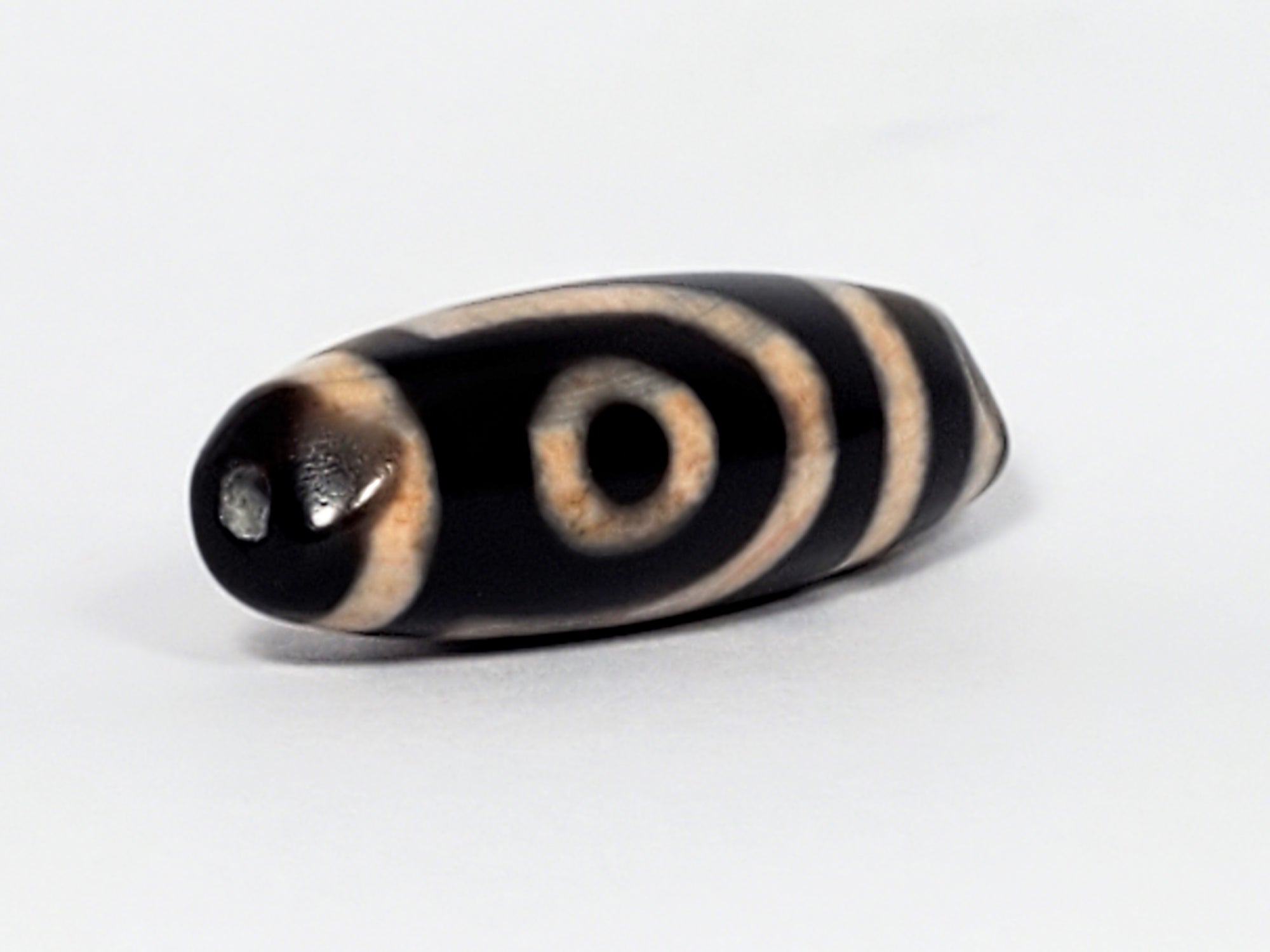 New Two Eye Motif Dzi Bead (ND-B-TwE-080623)