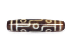 New Taiwan Nine Eye Motif Dzi Bead (TND-NE-031724)