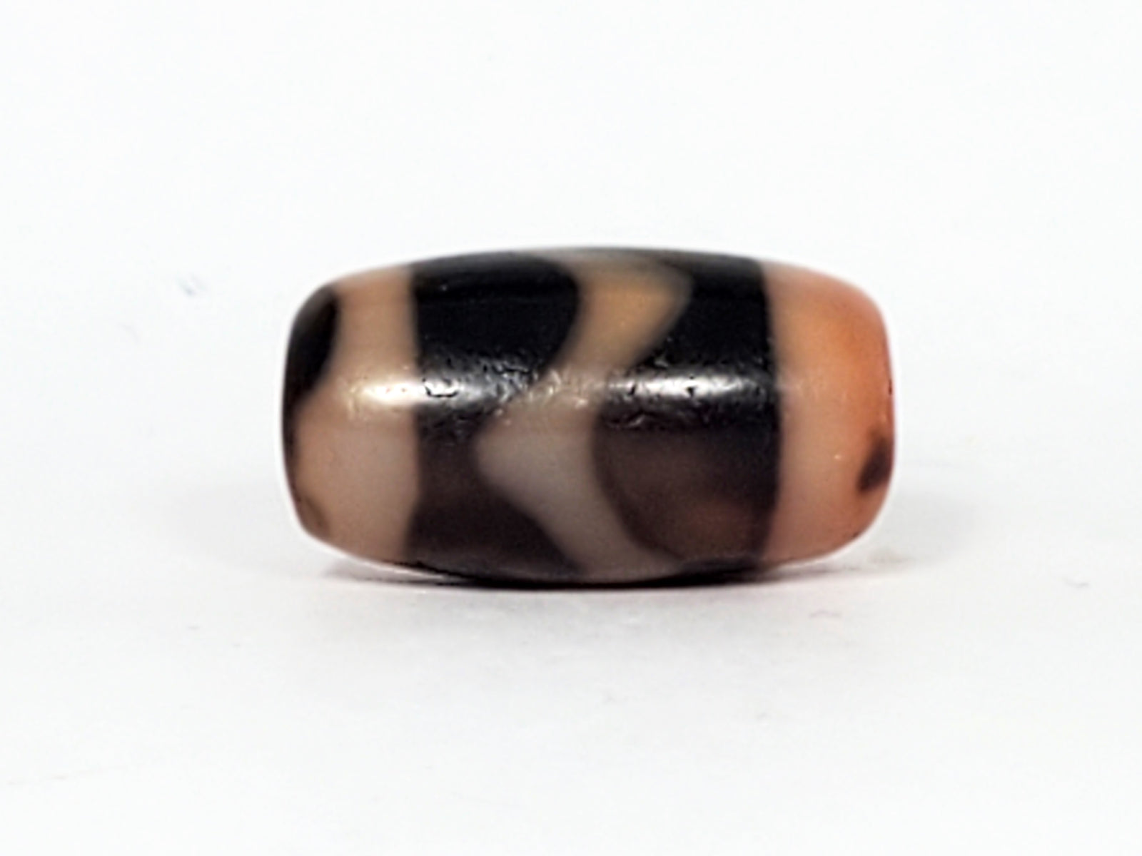 Antique Wave Motif Dzi Bead (TiD-Ant-S-B-W-070223) - Small Dzi ...