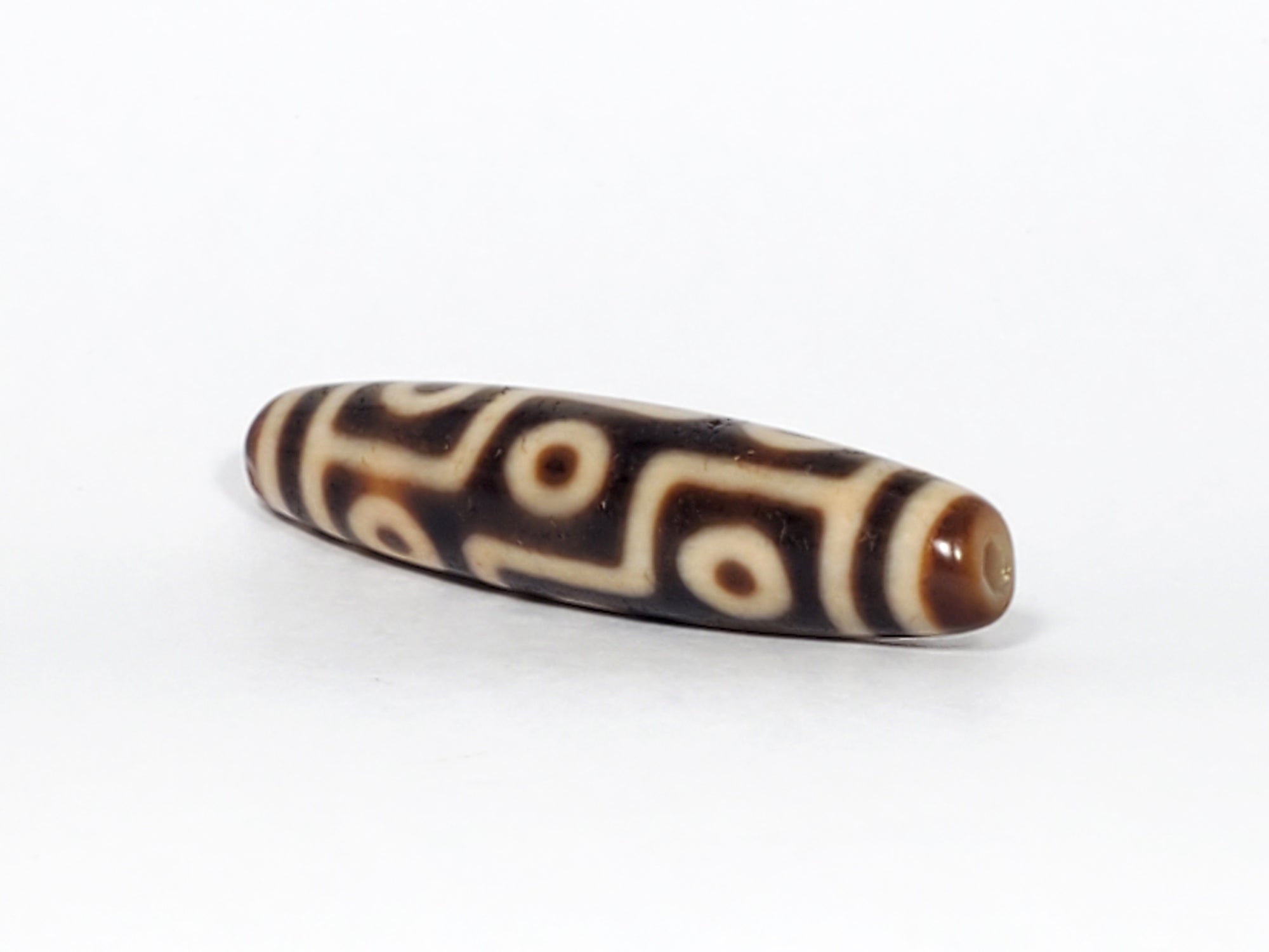 Antique Tibetan Nine Eye Motif Dzi Bead (TiD-Ant-200-NE-052123)