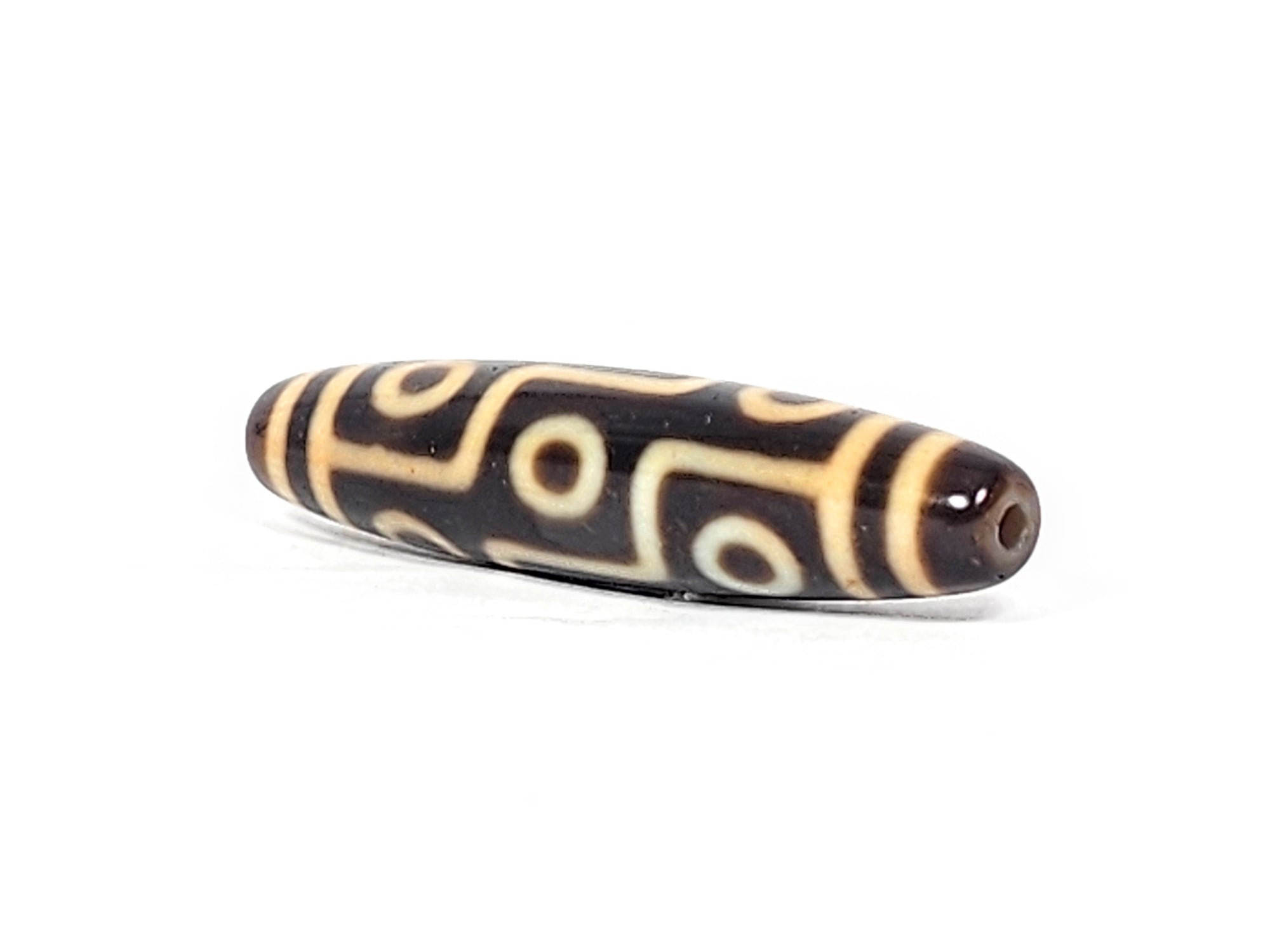 Antique Tibetan Nine Eye Motif Dzi Bead (TiD-Ant-200-NE-010125)