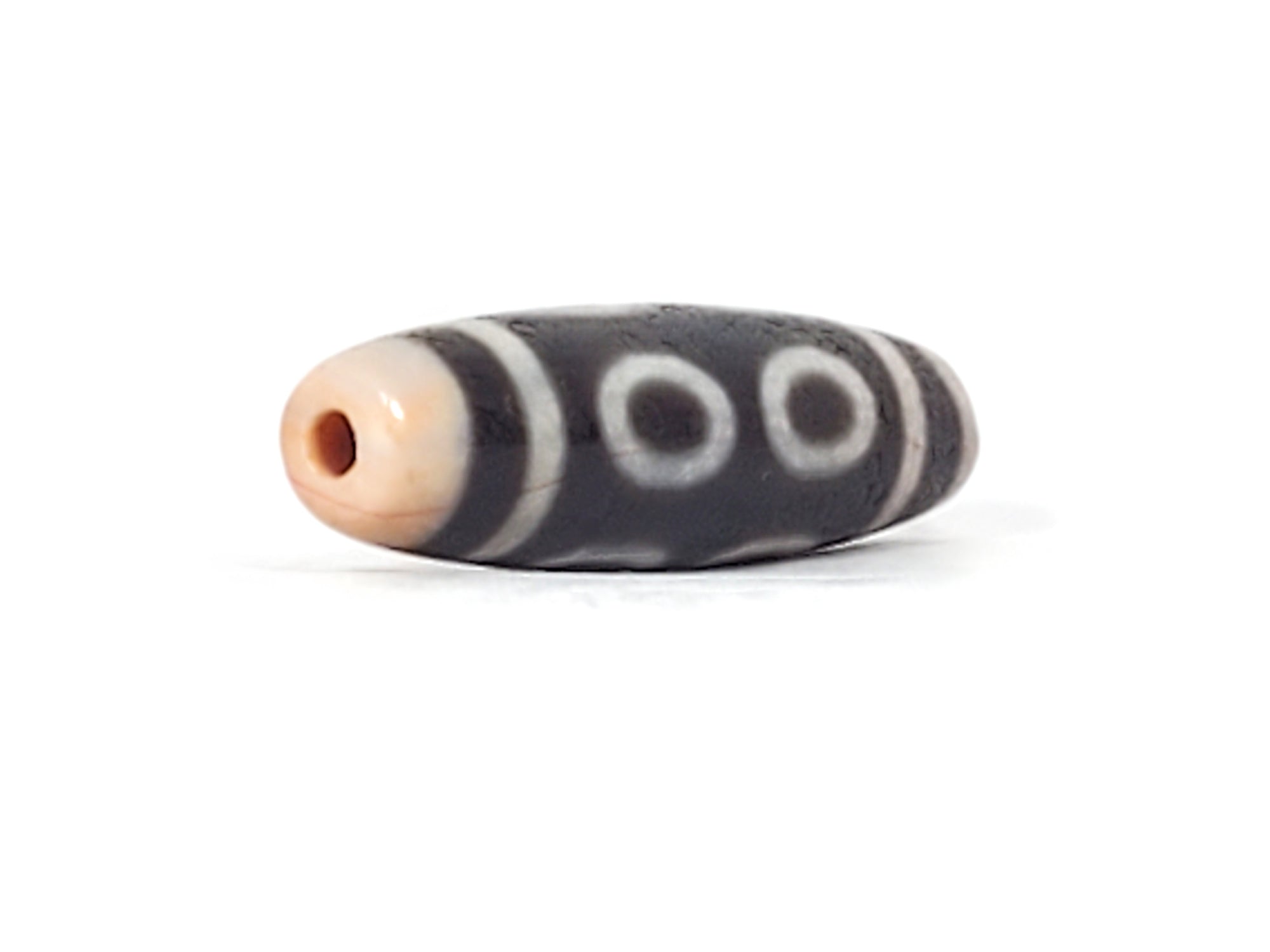 Vintage Eight Eye Motif Dzi Bead with Bloodspots (TaD-V-B-EiE-092924)