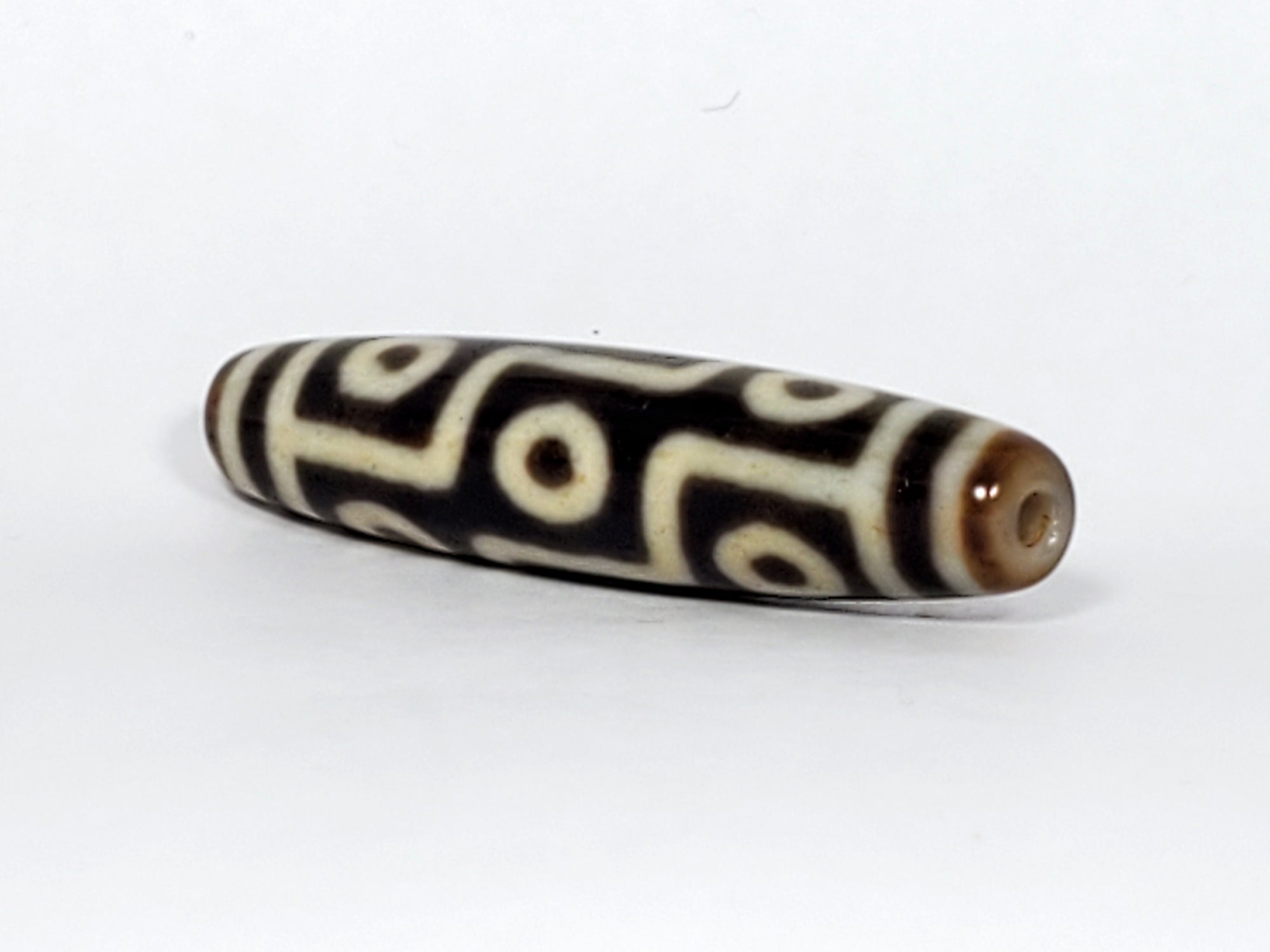 Antique Tibetan Nine Eye Motif Dzi Bead (TiD-Ant-200-NE-121323)