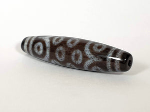 New Eighteen Eye Motif Dzi Bead With Extreme Bloodspots