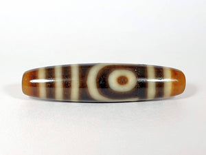 real Tibetan two eye dzi bead, about 200 to 500 years old.