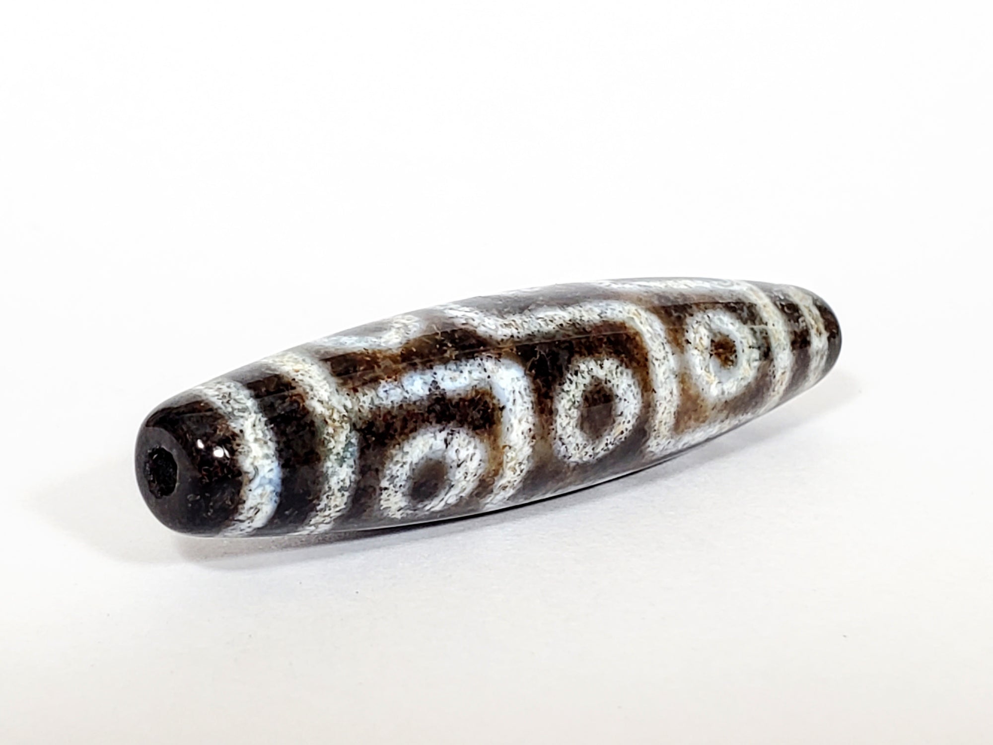 New Nine Eye Motif Dzi Bead With Bloodspots