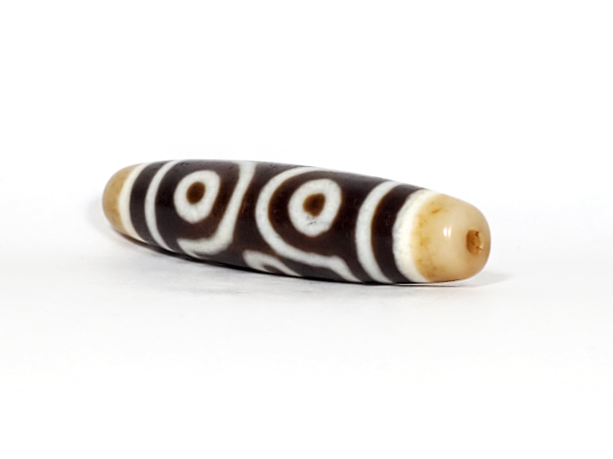 Antique Six Eye Motif Dzi Bead (TiD-SiE-W1)