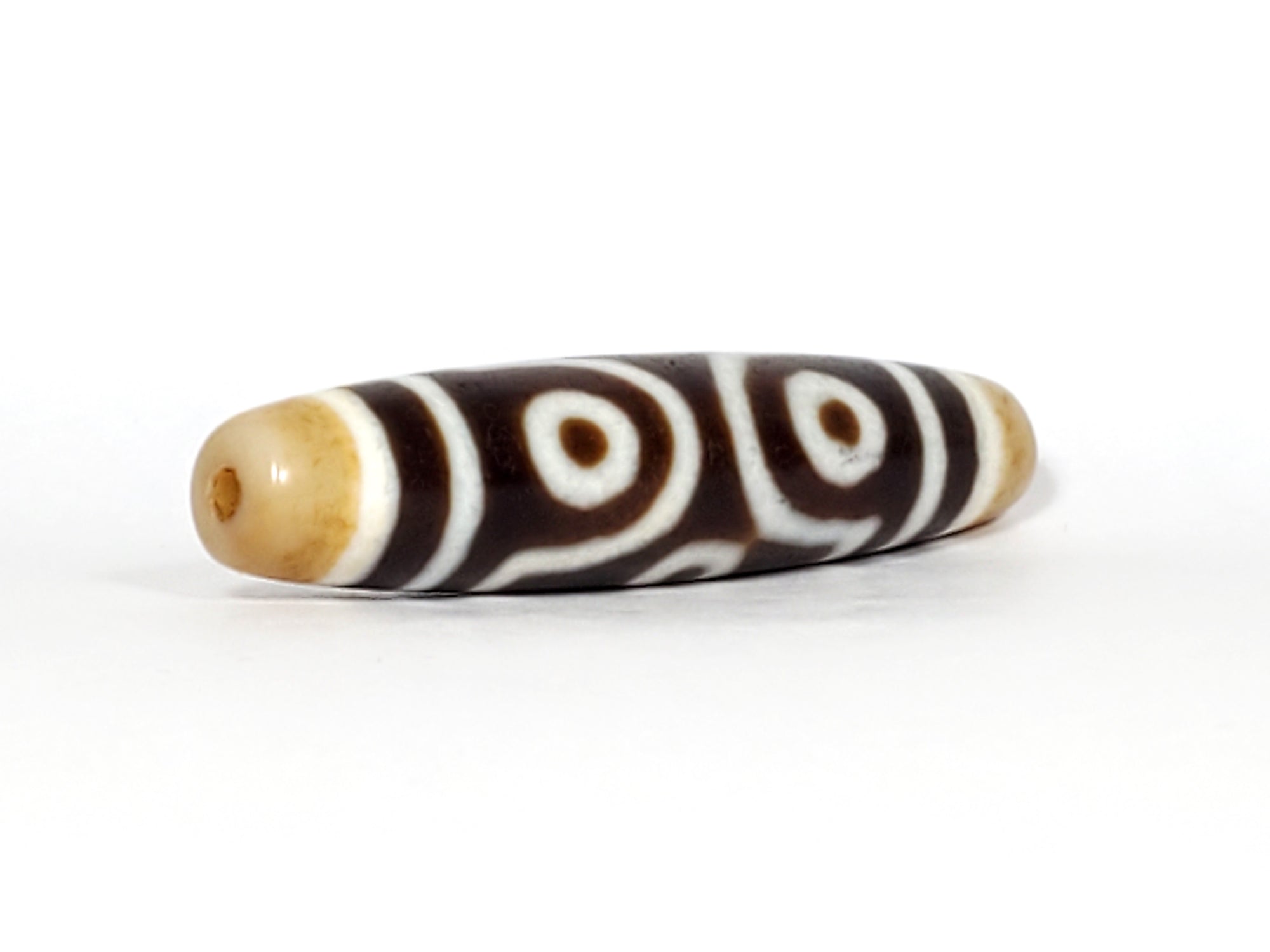 Antique Six Eye Motif Dzi Bead (TiD-SiE-W1)